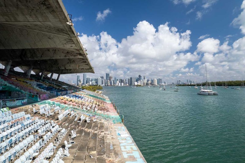 Aerial drone photography Miami